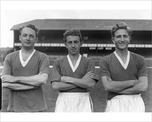 J. Gauld, K. Rea, Dave Hickson - Everton