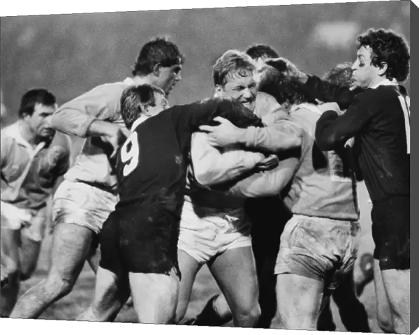 John Goodwin playing for the Midlands against the All Blacks in 1983