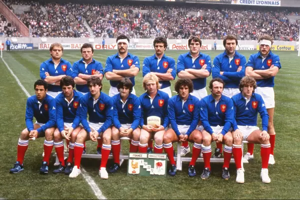 French team that faced England in the 1982 Five Nations