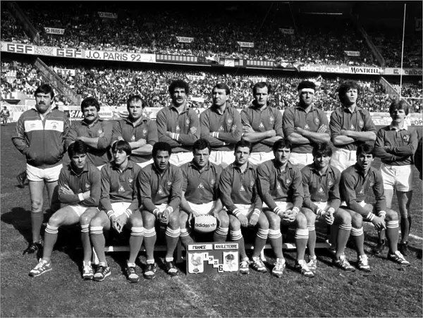 France team that faced England in the 1986 Five Nations