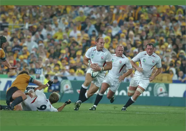England Back-Row Triumvirate (Dallaglio, Back, Hill) - 2003 RWC Final