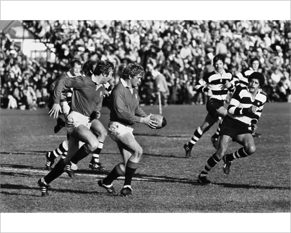 Trevor Ringland on the ball for the British Lions in 1983