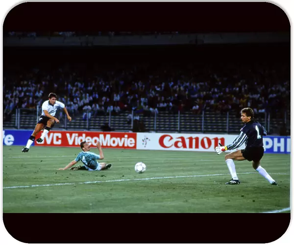 Lineker Scores against West Germany in the 1990 World Cup semi-final