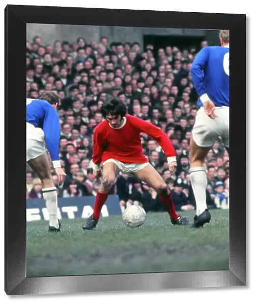 George Best in action against Leicester 1969