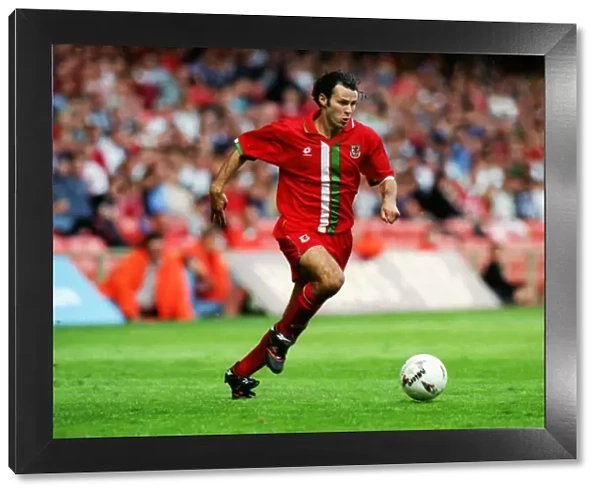 Ryan Giggs of Wales in action