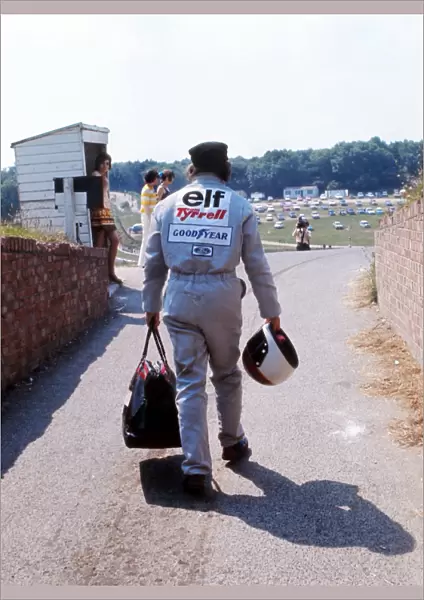 Jackie Stewart British Grand Prix Practice 1972