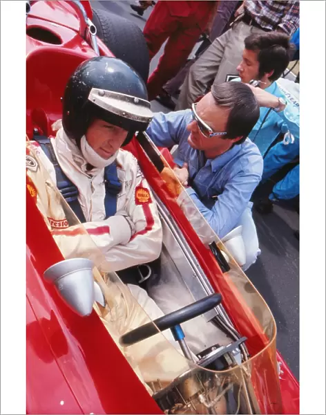 Jochen Rindt before winning the 1970 British Grand Prix