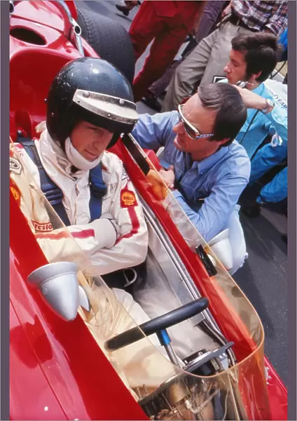 Jochen Rindt before winning the 1970 British Grand Prix