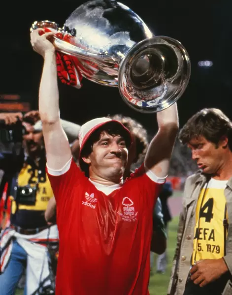John Robertson lifts the European Cup 1979