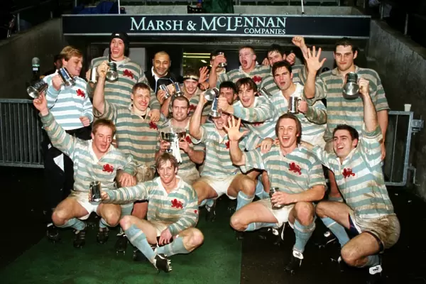 Cambridge celebrate victory - 1998 Varsity Match