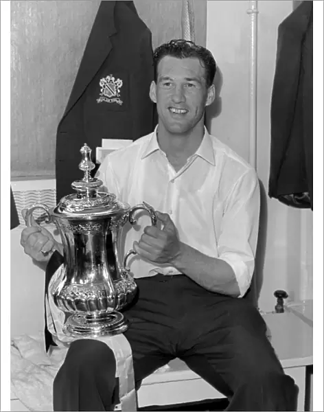 Nat Lofthouse with the FA Cup in 1958