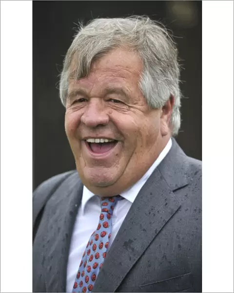 Horse Racing - Newmarket Races - July Cup Meeting. Trainer Michael Stoute laughing