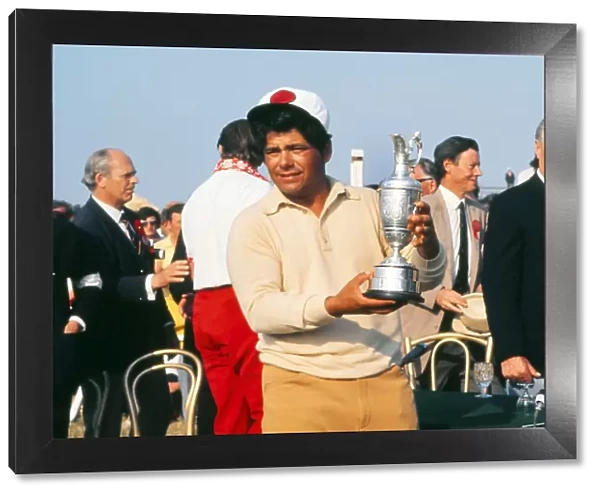 Lee Trevino with the Claret Jug in 1972