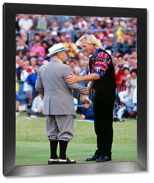 1993 Open Champion Greg Norman with Gene Sarazan