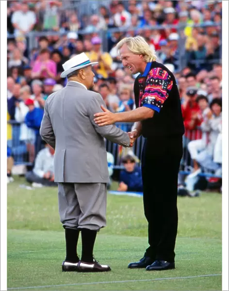 1993 Open Champion Greg Norman with Gene Sarazan