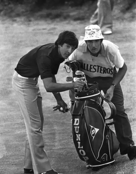 Seve Ballesteros at the 1976 Open