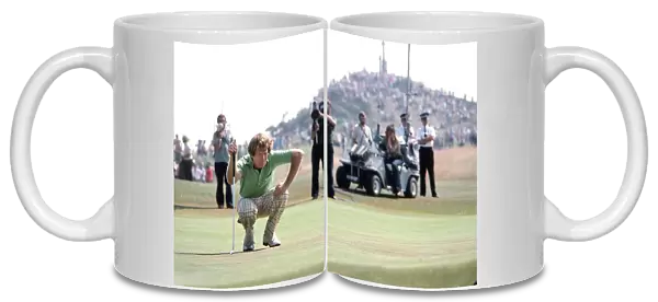 Tom Watson on the final day of the 1977 Open Championship