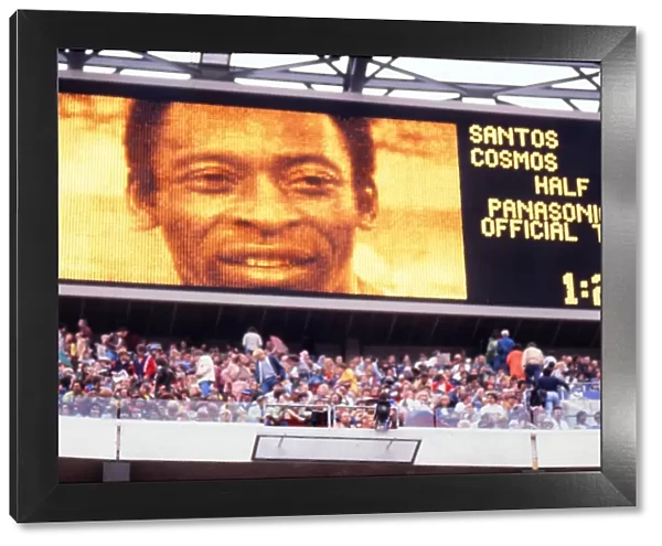 The scoreboard at Peles final game