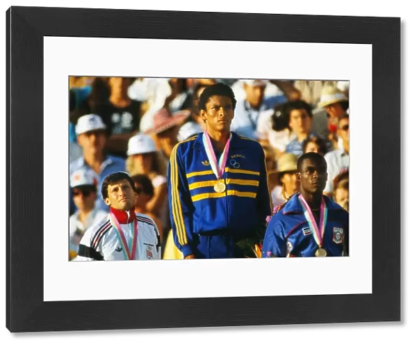 1984 Olympics Mens 800m Medal podium