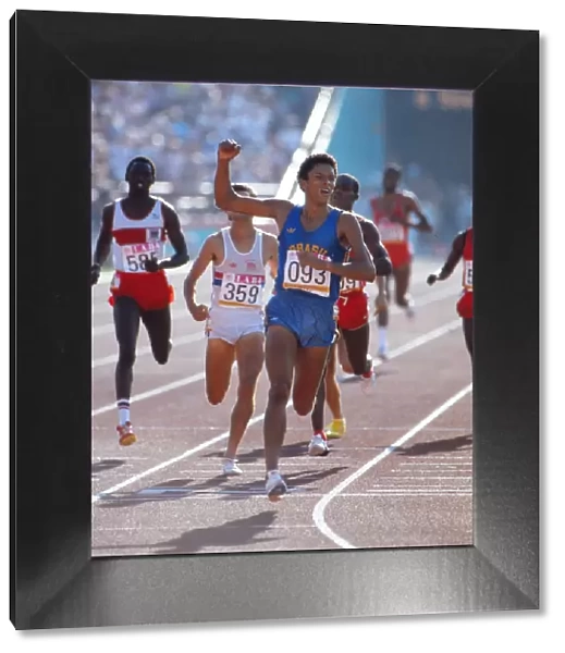 Joaquim Cruz wins the 1984 Olympic 800m