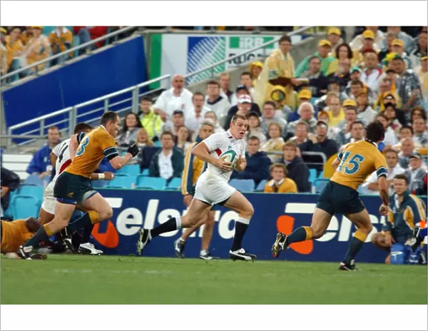 Mike Tindall on the ball during the 2003 World Cup Final
