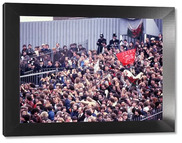 Swansea City fans at Highbury in 1982