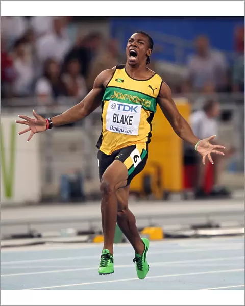 Yohan Blake wins 100m gold at the 2011 World Championships