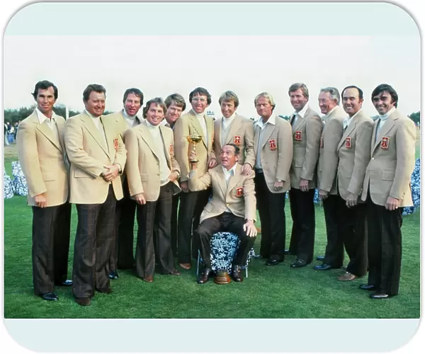 Victorious 1977 American Ryder Cup Team