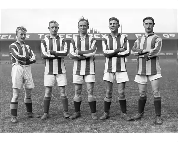 1927  /  8 Stoke City forward line