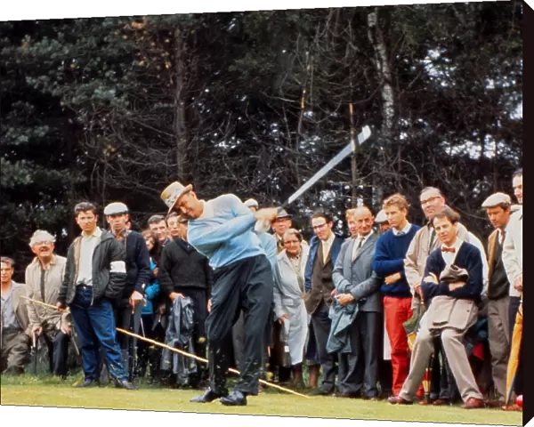 Sam Snead tees-off at the 1969 Ryder Cup