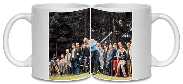 Sam Snead tees-off at the 1969 Ryder Cup