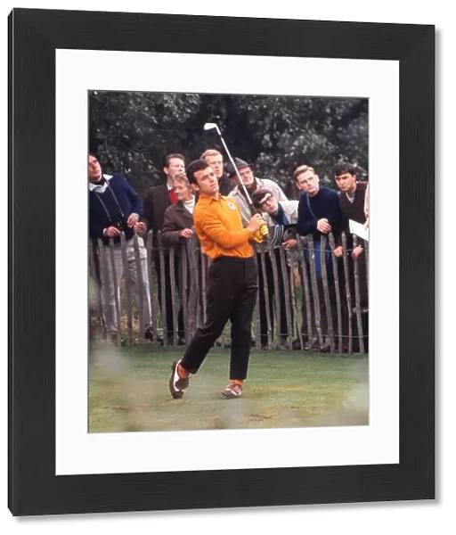 Tony Jacklin tees of at the 1969 Ryder Cup