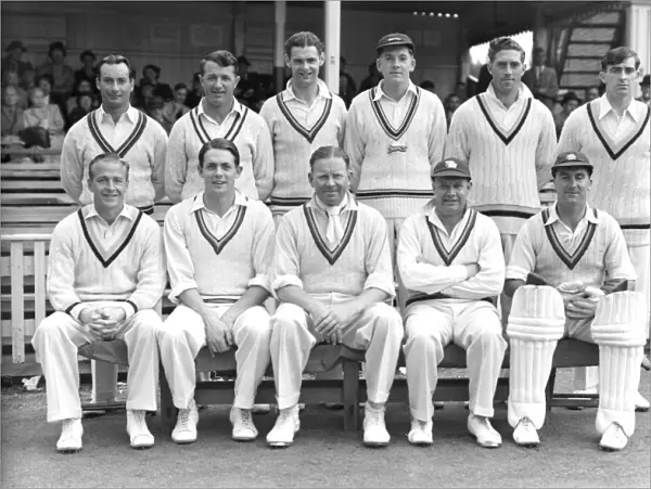 The Rest XI Team Group - 1953 Test Trial