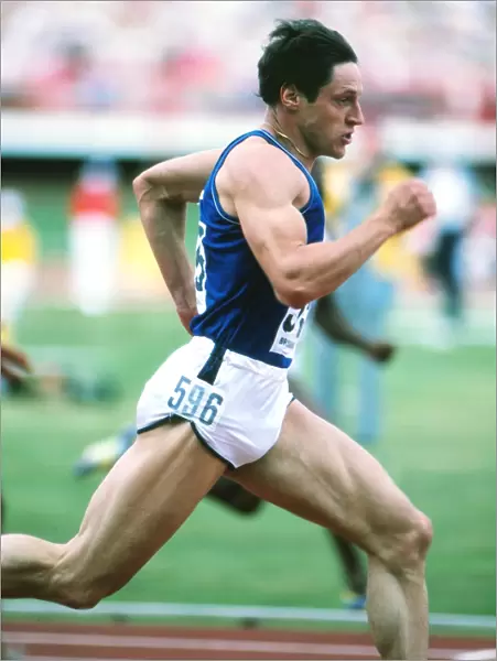 Allan Wells at the 1982 Commonwealth Games