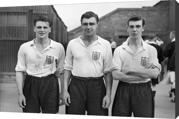 Bobby Robson, Gordon Brice, Johnny Haynes - Fulham