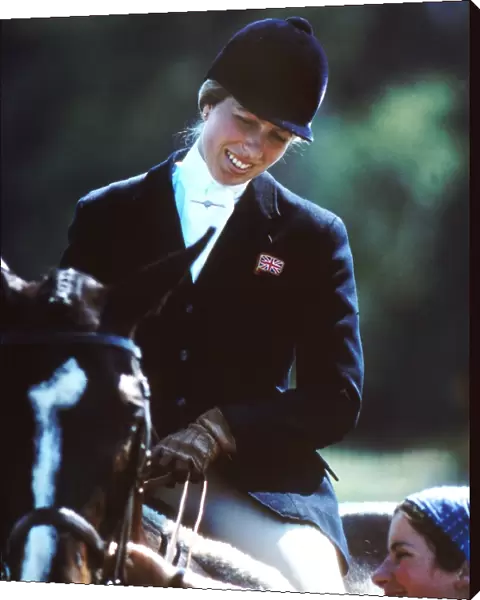 Princess Anne at the 1976 Montreal Olympics