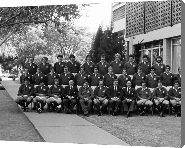 1980 British Lions in SA - End of Tour Team Group