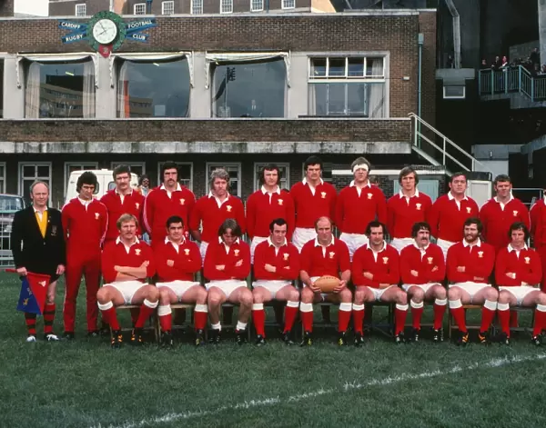 The Wales team that faced Argentina in 1976