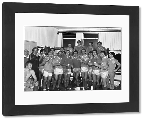 The Midlands team celebrate their win over the All Blacks in 1983