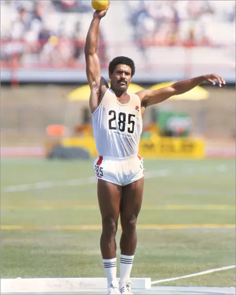 Daley Thompson at the 1982 Brisbane Commonwealth Games