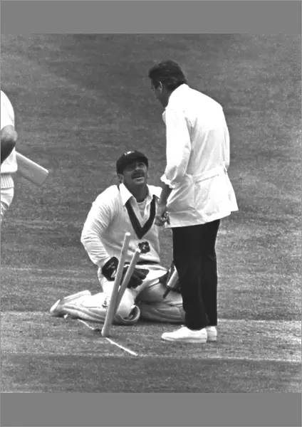 Rod Marsh appeals to Dicke Bird at Lords in 1981
