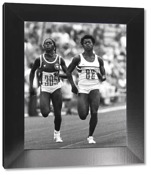 Rufina Uba and Heather Hunte - 1980 Moscow Olympics