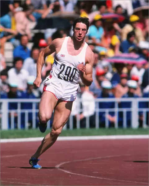 Allan Wells at the 1980 Moscow Olympics