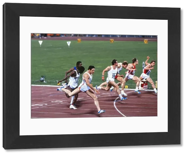 Allan Wells wins 100m gold at the 1980 Moscow Olympics