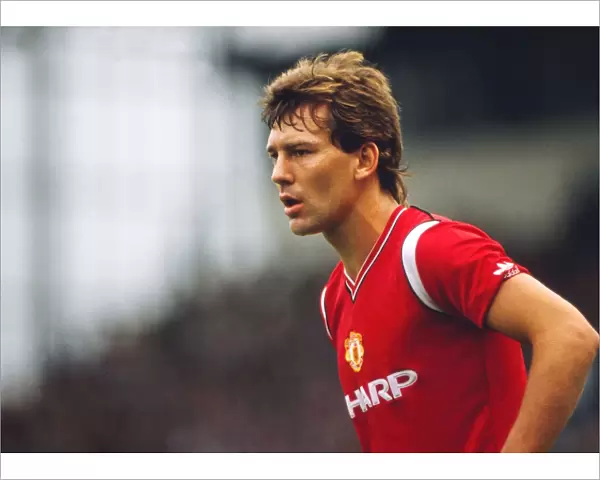 Manchester Uniteds Bryan Robson