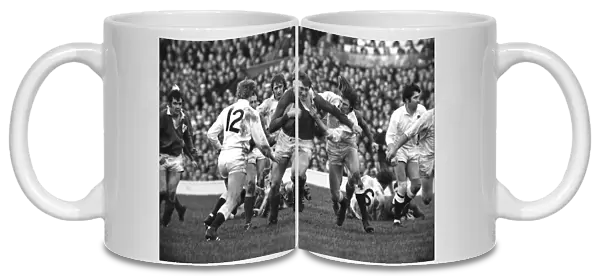 Willie John McBride on the charge during the 1972 Five Nations