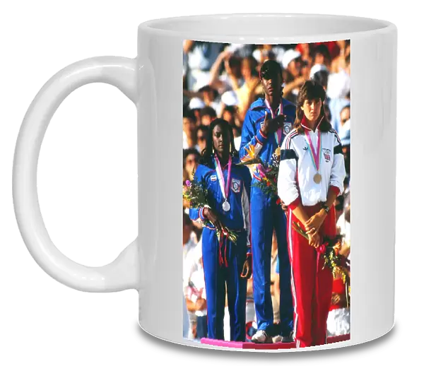 1984 Olympics - Womens 400 metres Medal Presentation