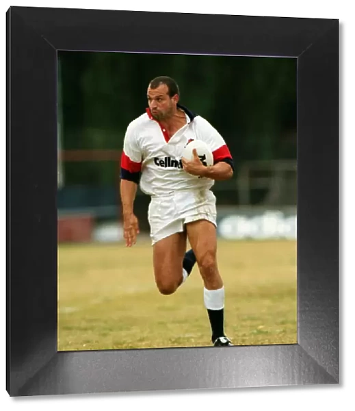 Jim Mallinder plays for England in Argentina in 1997