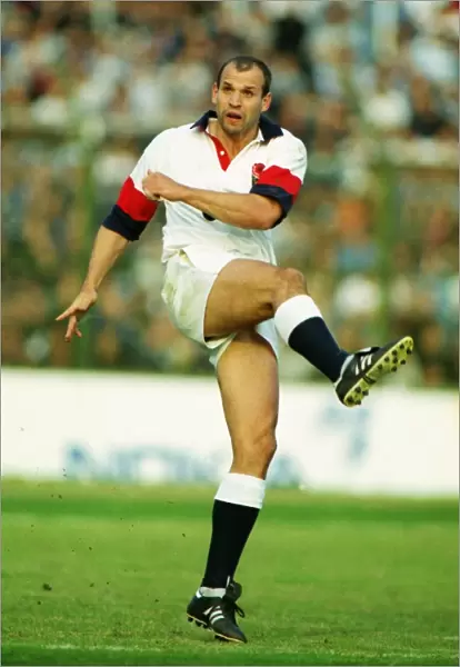 Jim Mallinder makes his England debut in 1997