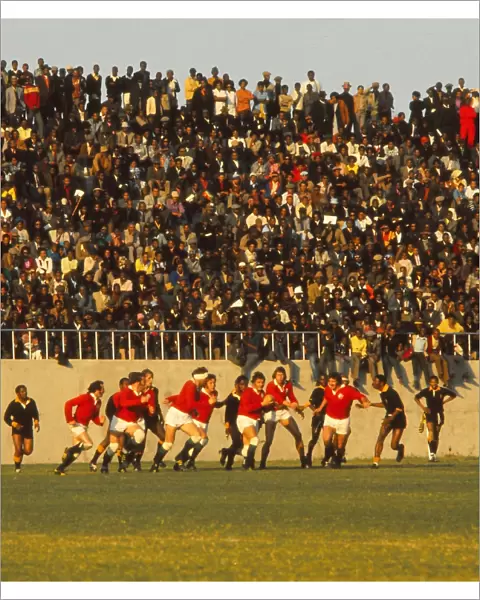 The British Lions face the Leopards in 1974